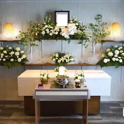 小さな森の家 二俣川斎場で葬儀を行なった写真