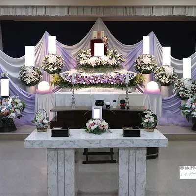 小さな森の家 二俣川斎場で葬儀を行なった写真