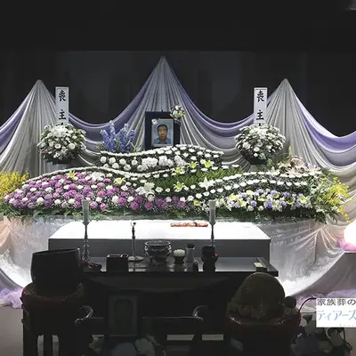 小さな森の家 二俣川斎場で葬儀を行なった写真