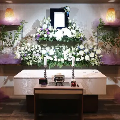 小さな森の家 二俣川斎場で葬儀を行なった写真