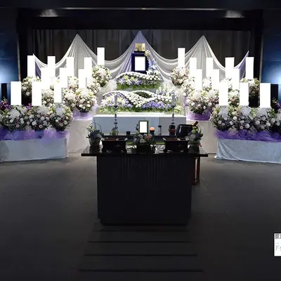 小さな森の家 二俣川斎場で葬儀を行なった写真