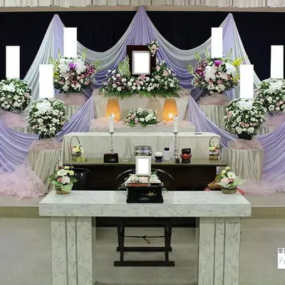 小さな森の家 二俣川斎場で葬儀を行なった写真