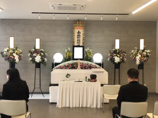 エンセレモニーで葬儀を行なった写真