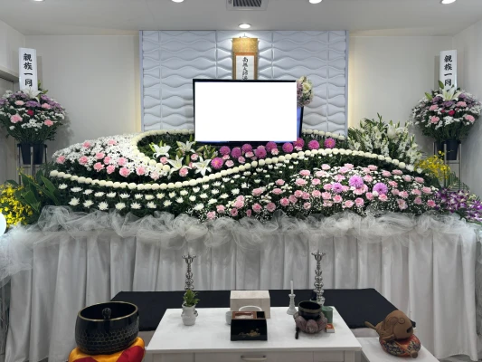 エンセレモニーで葬儀を行なった写真