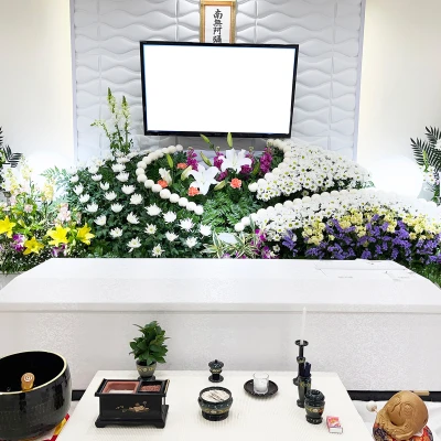 エンセレモニーで葬儀を行なった写真