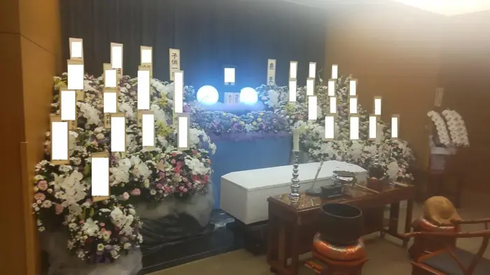 厚木市斎場で葬儀を行なった写真