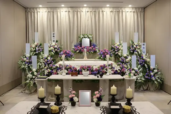 葬儀のかぐや東京で葬儀を行なった写真