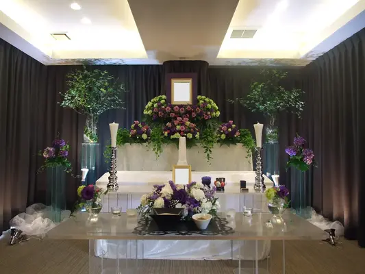 浄心寺で葬儀を行なった写真