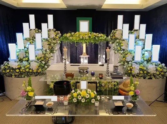 浄心寺で葬儀を行なった写真