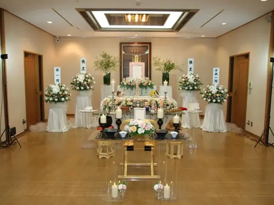 傳通院寿経寺 繊月会館で葬儀を行なった写真