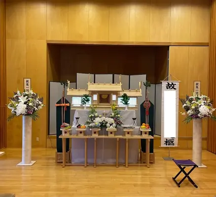 ESSで葬儀を行なった写真