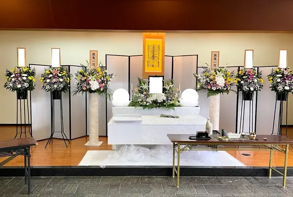 ESSで葬儀を行なった写真