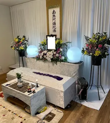 ESSで葬儀を行なった写真