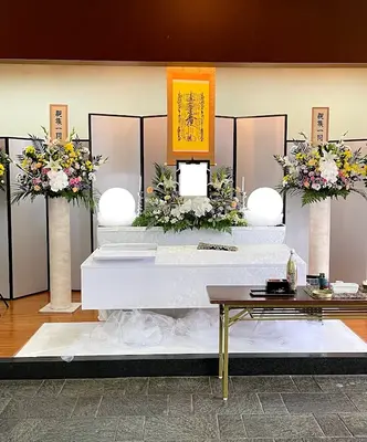 ESSで葬儀を行なった写真