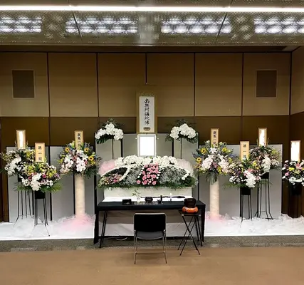 ESSで葬儀を行なった写真