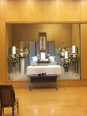 ESSで葬儀を行なった写真