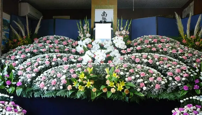 ESSで葬儀を行なった写真