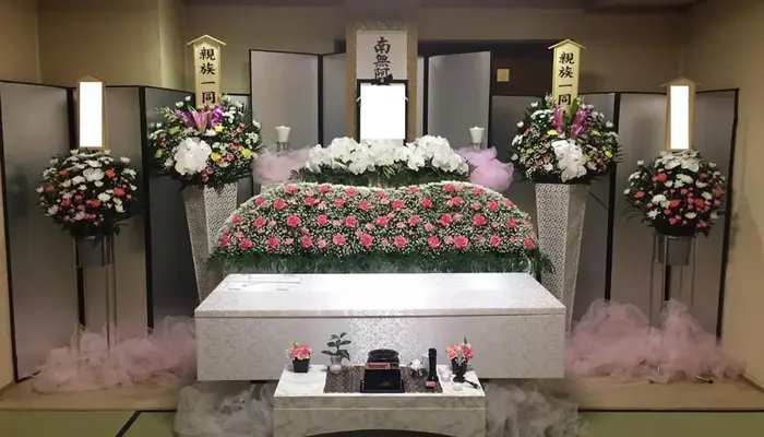 ESSで葬儀を行なった写真