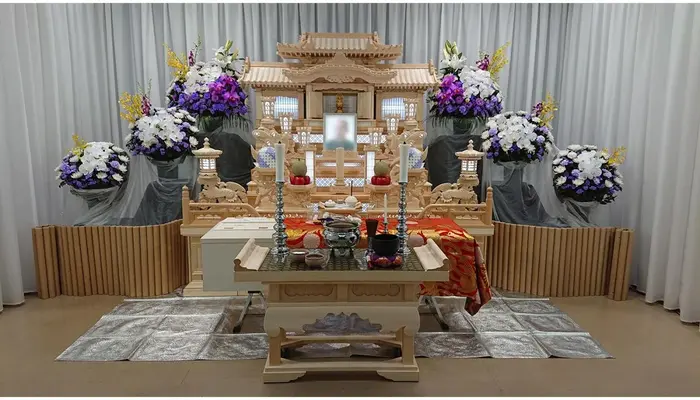 JA東京中央セレモニーセンター｜烏山 念仏堂で葬儀を行なった写真
