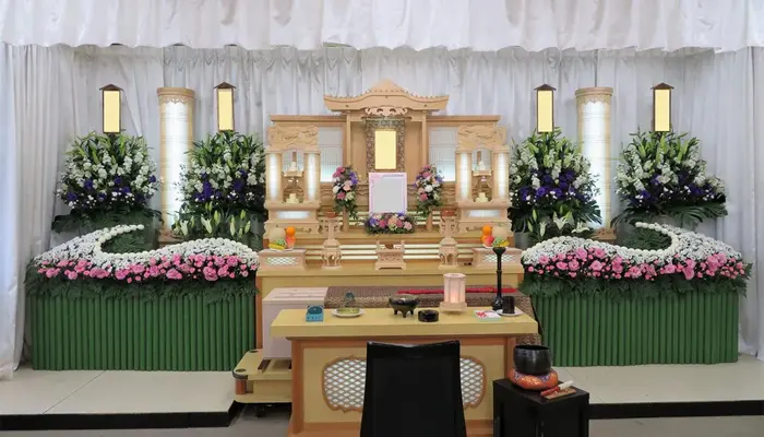 ハナブ商店　葬祭事業部で葬儀を行なった写真