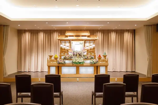 博全社（蘇我ホール）で葬儀を行なった写真