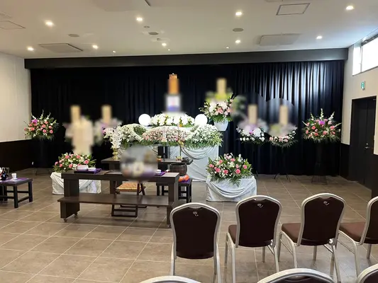 葬儀会館ティア南林間入口で葬儀を行なった写真