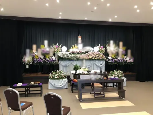 葬儀会館ティア南林間入口で葬儀を行なった写真