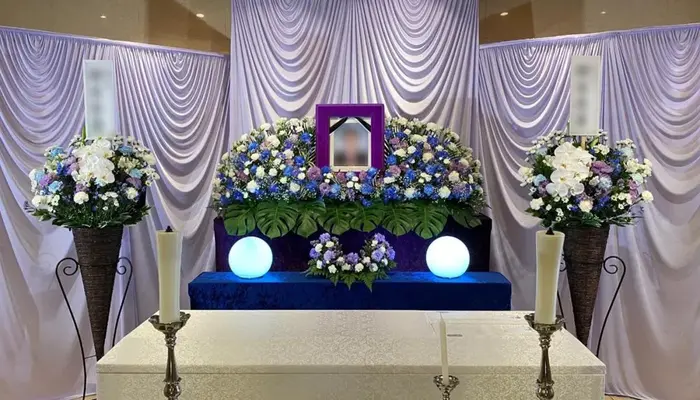 神奈川メモリアル港南営業所で葬儀を行なった写真