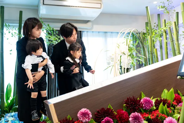 相談できるお葬式　横浜営業所で葬儀を行なった写真