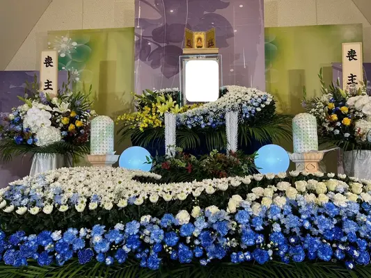 はなたび で葬儀を行なった写真