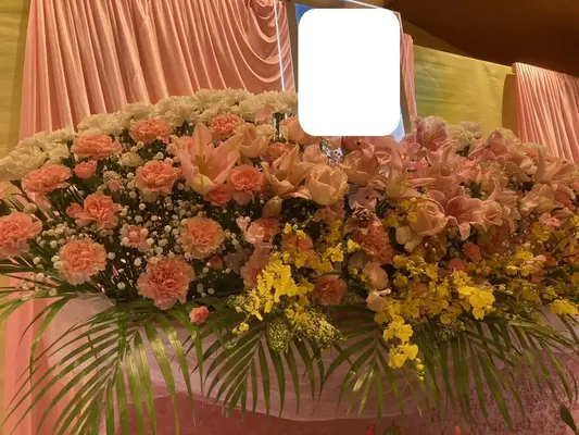 はなたび で葬儀を行なった写真