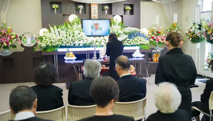 小さなお葬式 あざみ野ホールで葬儀を行なった写真