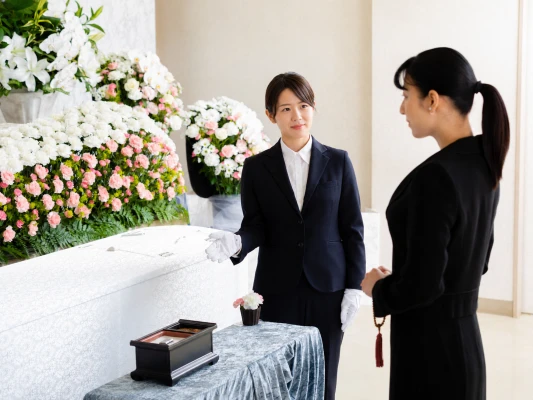 マキノ祭典 石神井公園駅前店 練馬区お葬式相談サロンで葬儀を行なった写真