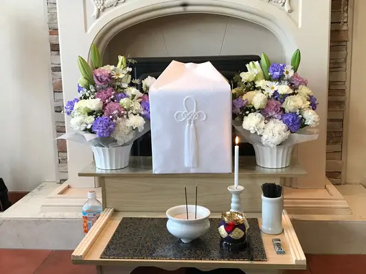 式典葉月で葬儀を行なった写真