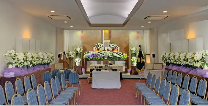 式典葉月で葬儀を行なった写真