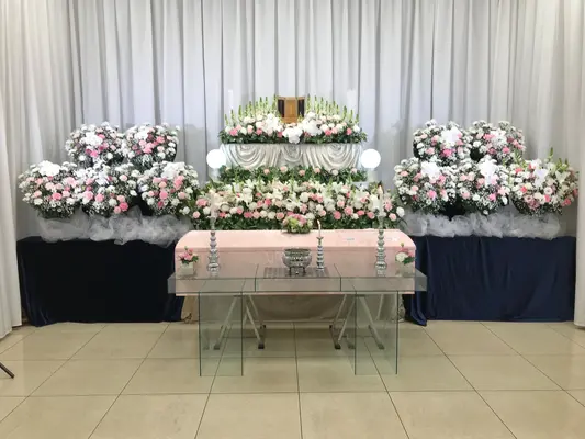 式典葉月で葬儀を行なった写真