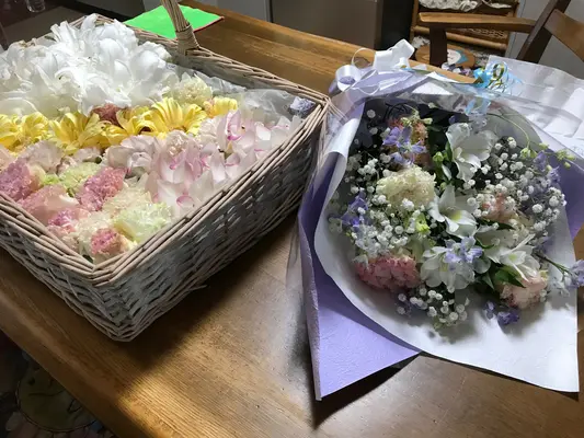 式典葉月で葬儀を行なった写真