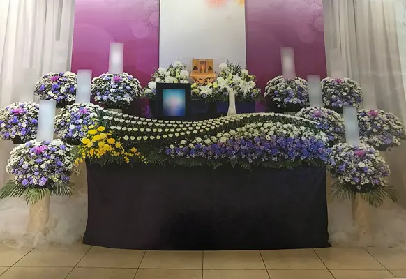 式典葉月で葬儀を行なった写真