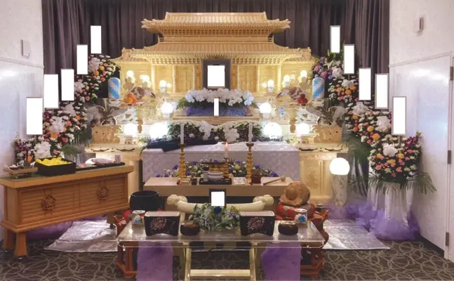 アイワセレモニーさいたま店で葬儀を行なった写真