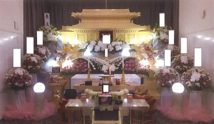 アイワセレモニーさいたま店で葬儀を行なった写真