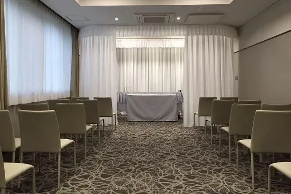 能勢町営斎場で葬儀を行なった写真