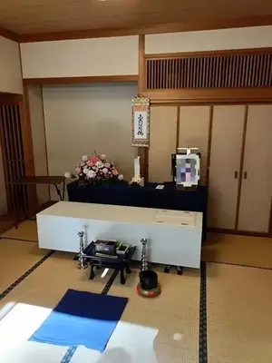 しらゆりセレモニーで葬儀を行なった写真