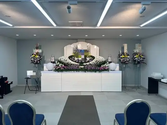 しらゆりセレモニーで葬儀を行なった写真