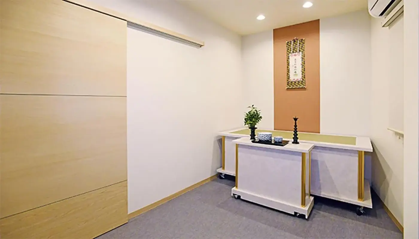 毎日でも会える安置室を完備