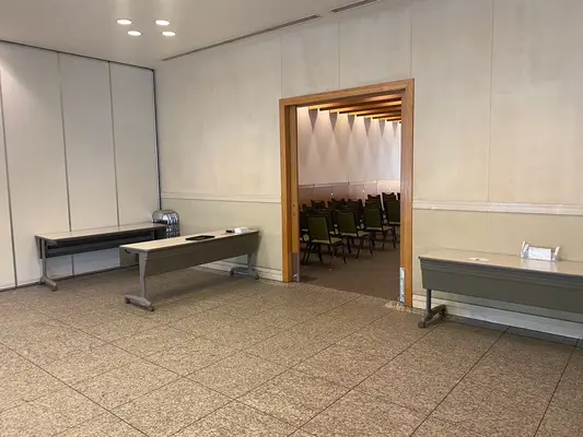 臨海斎場で葬儀を行なった写真