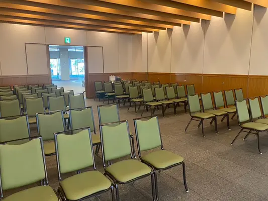 臨海斎場で葬儀を行なった写真