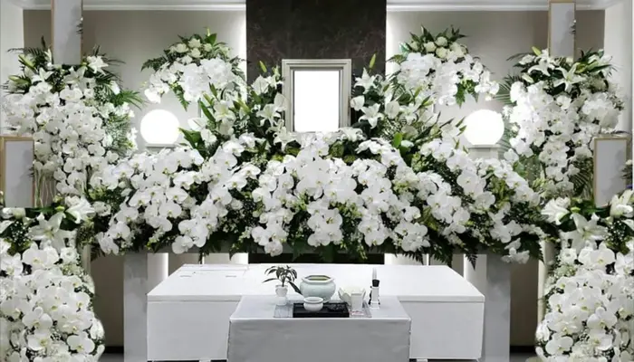 セレモニー蓮で葬儀を行なった写真