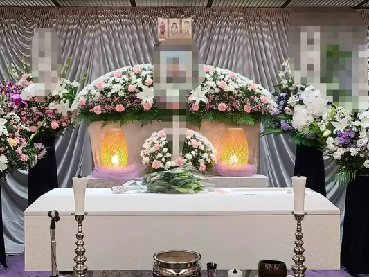 わかりやすい家族葬 板橋区店で葬儀を行なった写真