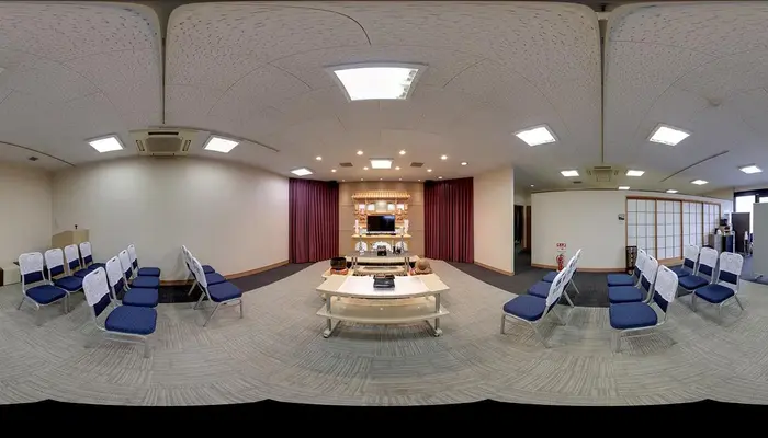 小さなお葬式 亀岡篠ホールで葬儀を行なった写真