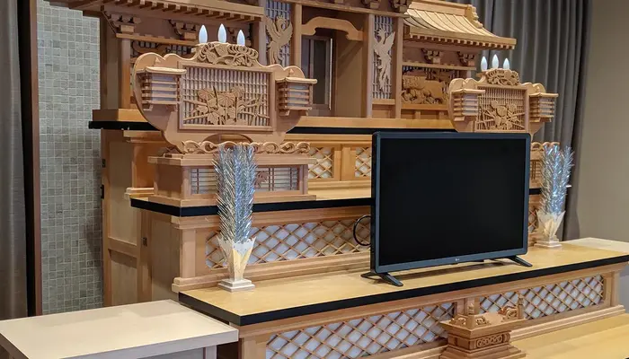 小さなお葬式 京田辺ホールで葬儀を行なった写真